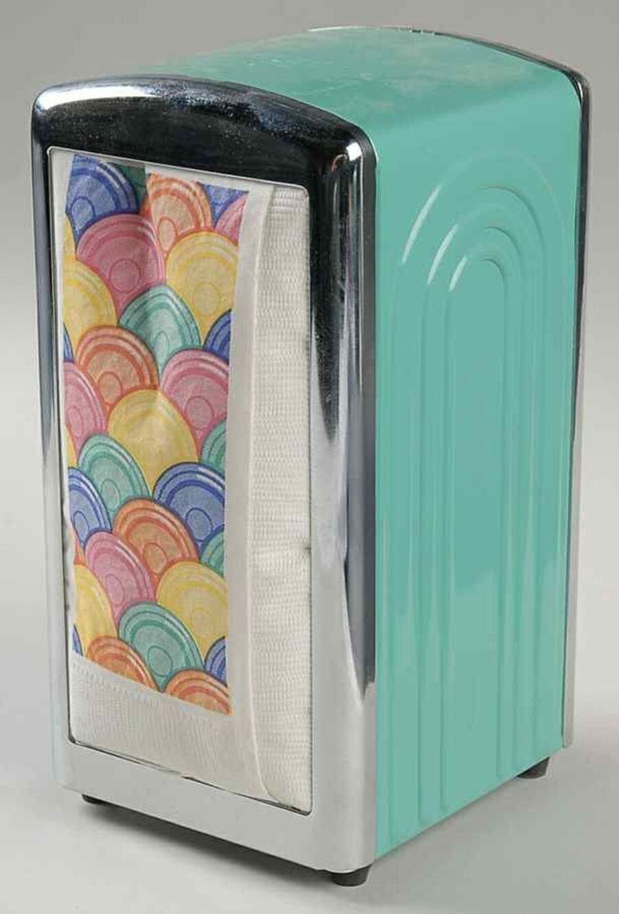 Homer Laughlin Fiestaware VTG NapkinDispenser | Sea Mist Green